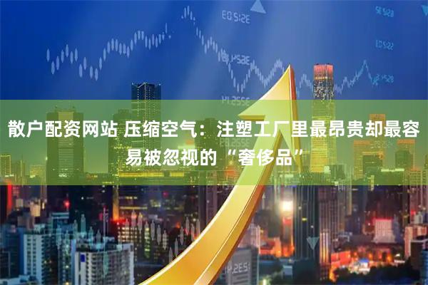 散户配资网站 压缩空气:注塑工厂里最昂贵却最容易被忽视的 “奢侈品”